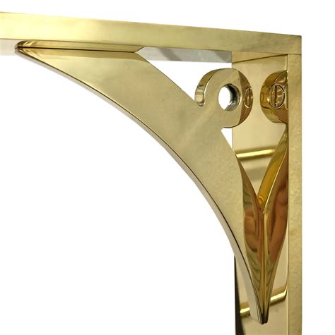 metal wall bracket brass|wall mounted pole bracket lowe's.